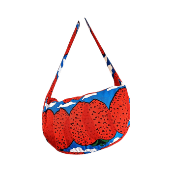 Iso Marimekko Olkalaukku Mansikkavuoret 