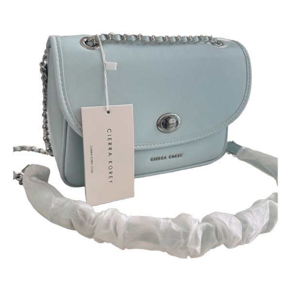 Cierra Korey Blue Pastel messenger bag