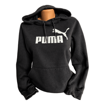 Juodas Puma džemperis su gobtuvu