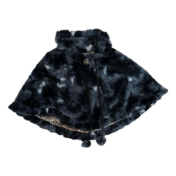 Kuviollinen vintage tekoturkisviitta