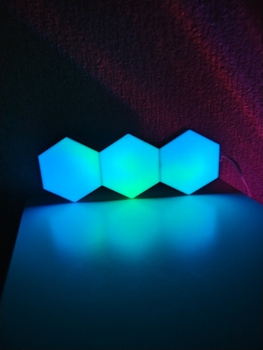 Led hexagon valot 