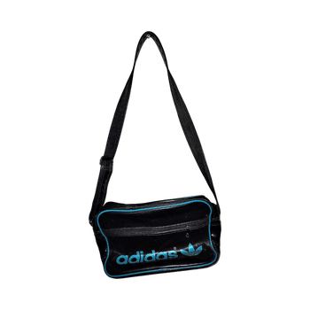 Vintage Adidas Messenger Bag | Light Blue Logo | Excellent Condition