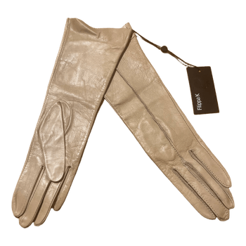 Filippa K beige leather gloves