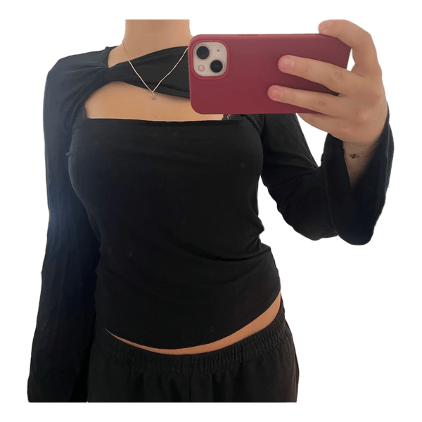 Sort NA-KD bluse