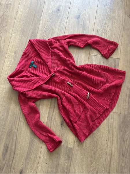 Ralph Lauren Red knitted cardigan