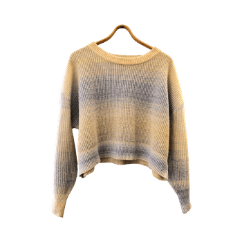 Liukuvärjätty neule