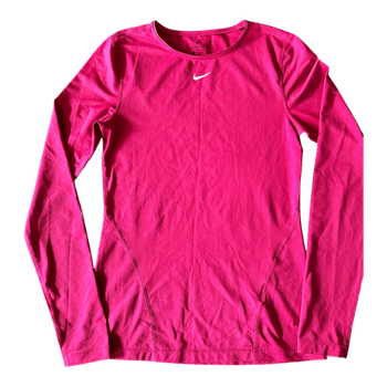 Nike pink long-sleeved top