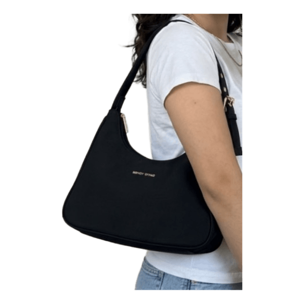 David Jones sort skuldertaske