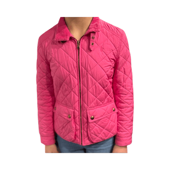 Quilted pink jacket