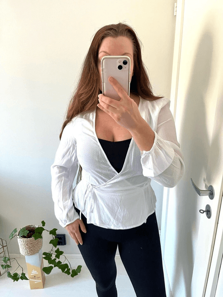 H&m valkoinen juhla paita