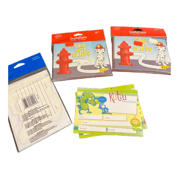 Party invitations set for kids