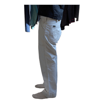 Beige cotton trousers