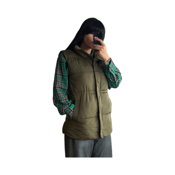 Padded quilted vest
