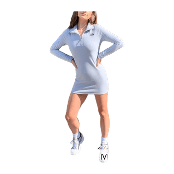 Grey fleece dress