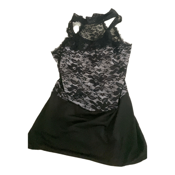 Black lace top