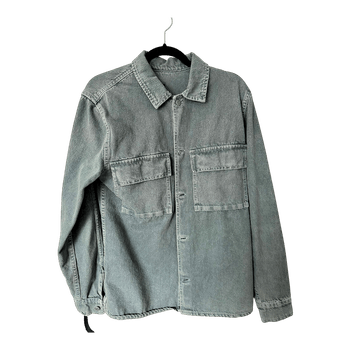 Faded grey utility jacket