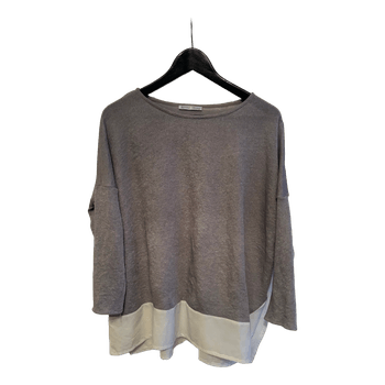 Harmaa Zara neulepaita