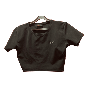 Nike black crop top