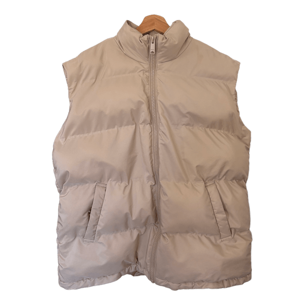 Weekday beige puffer vest