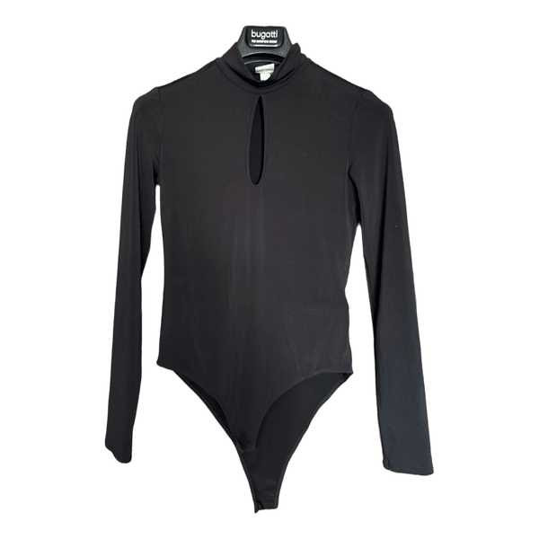 Black long sleeve bodysuit