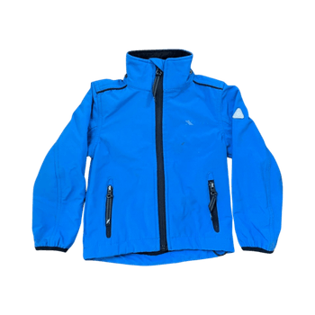 Blue kids softshell jacket