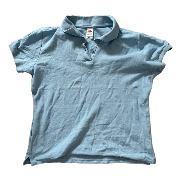 Lyseblå polo t-shirt