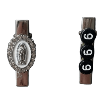 Hope and faith hair clips