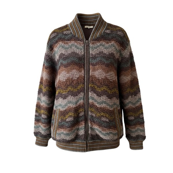 Missoni Reversibel Bomberjacka / Herr IT50 (L–XL) – Boucléstickat & Vadderat