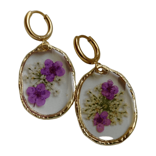Flower earrings 