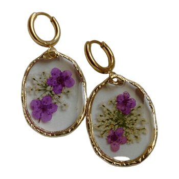 Flower earrings 