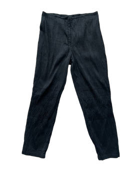 Mustat pellavahousut XS