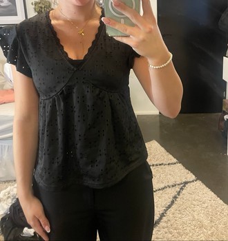 Sort blondetop