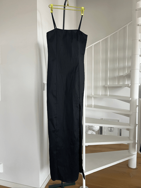 Black y2k strecthy dress