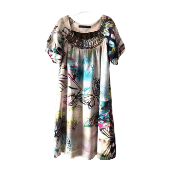 PBO Philosophy Blues Original Silk Dress