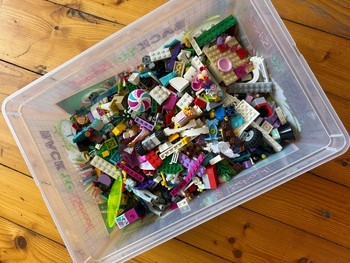 Lego mixed bricks box