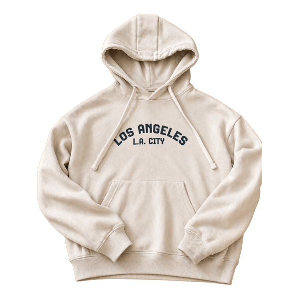 Beige Los Angeles hoodie S size