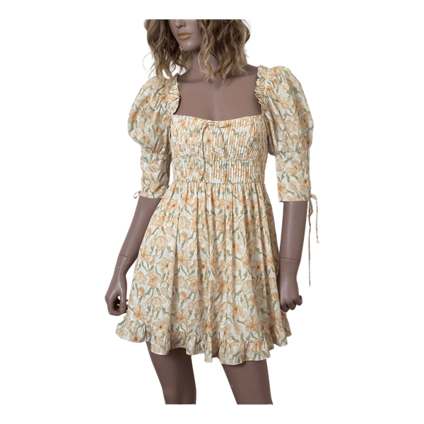 Floral print mini dress
