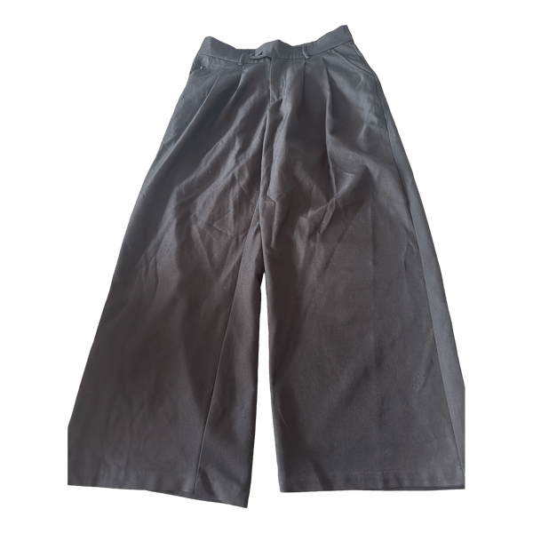Sorte wide-leg bukser
