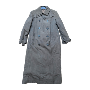 Tummanharmaa talvitakki coat