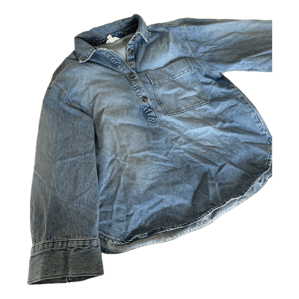 Blue denim shirt