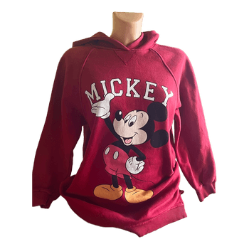 Red Mickey Mouse hoodie