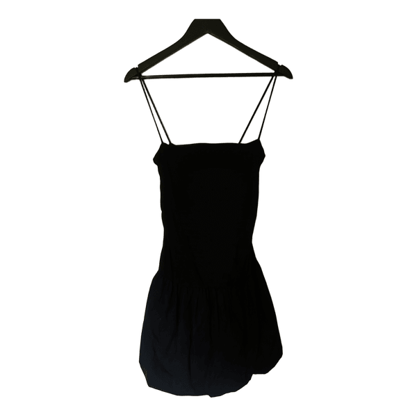 Black mini dress