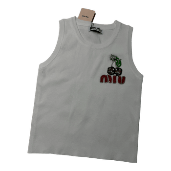 Miu Miu white top