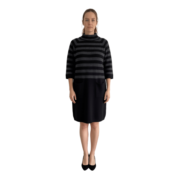 Calvin Klein striped knit dress
