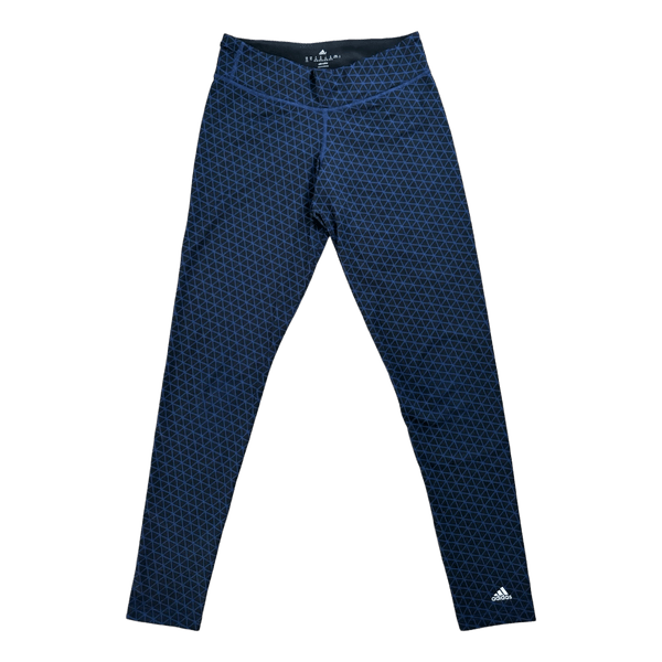 Adidas Training Leggings Navy Blue/Black - Size XS