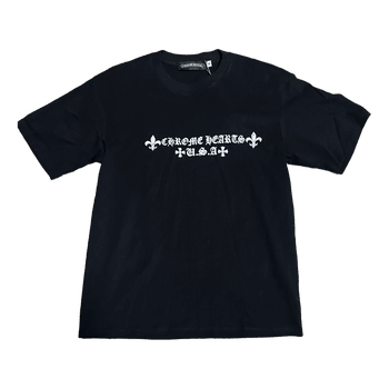 Black Chrome Hearts t-shirt