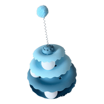 Blue cat toy