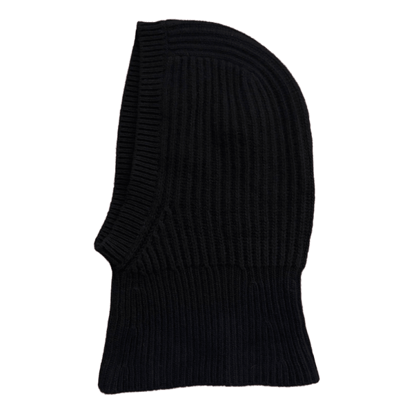 Ivy Oak black knitted balaclava