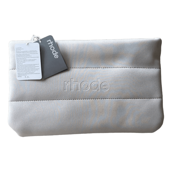 Rhode grey cosmetic pouch