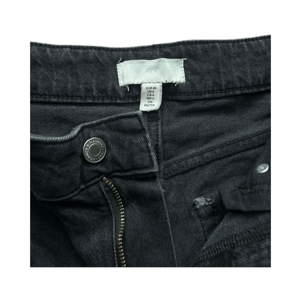 H&M Black wide leg jeans